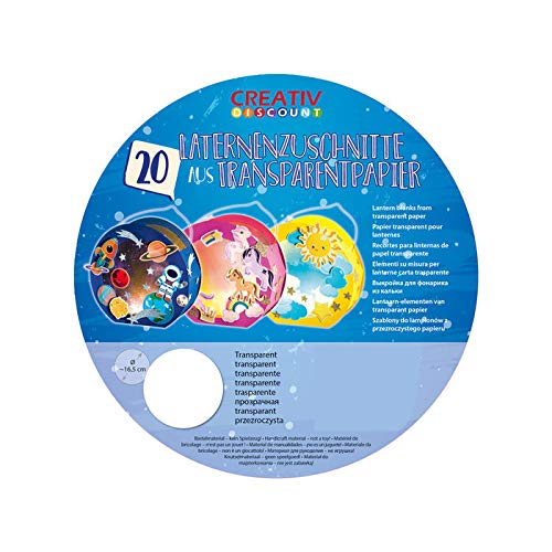 NEU Transparentpapier-Zuschnitte/Laternenzuschnitte, Transparent Weiß, rund, 16,8 cm, 20 Stück NEU Transparentpapier-Zuschnitte/Laternenzuschnitte, Transparent Weiß, rund, 16,8 cm, 20 Stück von PAINT IT EASY