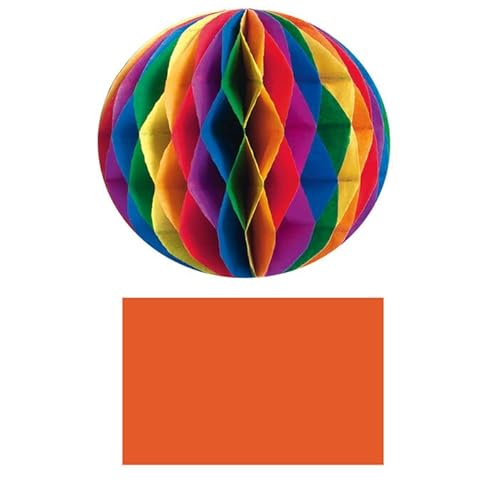 NEU Wabenpapier HoneyComb, 30 Lagen geklebt, 33 x 40 cm, 1 Bogen, Orange NEU Wabenpapier HoneyComb, 30 Lagen geklebt, 33 x 40 cm, 1 Bogen, Orange von PAINT IT EASY