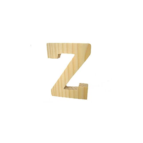 PAINT IT EASY 3D Holzbuchstabe Z, 8cm extrastark von PAINT IT EASY