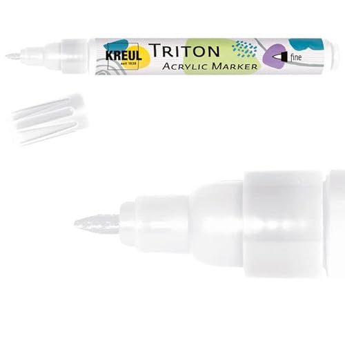 PAINT IT EASY NEU Acrylic Marker/Acrylstift, Fine 1-2 mm, Weiß von PAINT IT EASY