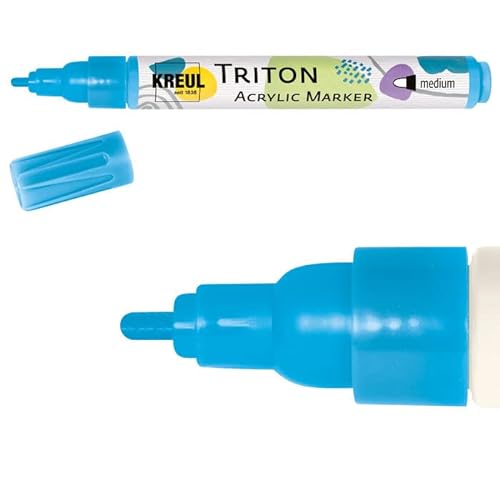 PAINT IT EASY NEU Acrylic Marker/Acrylstift, Medium 1-3 mm, Lichtblau von PAINT IT EASY
