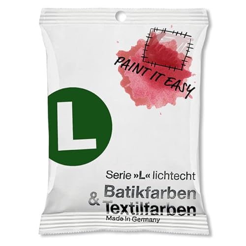 PAINT IT EASY NEU Batikfarbe / Färbefarbe Pulver, 10 g, Dunkelgrün von PAINT IT EASY