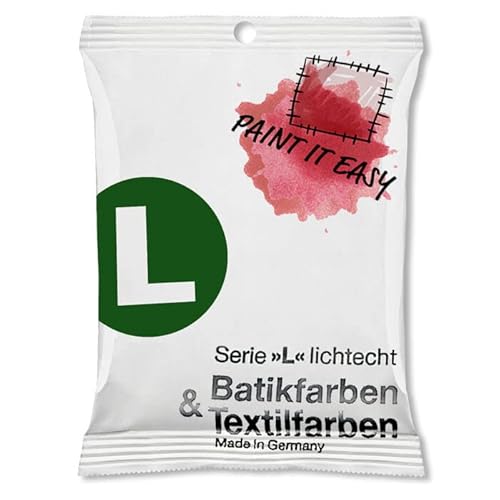 PAINT IT EASY NEU Batikfarbe/Färbefarbe Pulver, 10 g, Dunkelgrün von PAINT IT EASY