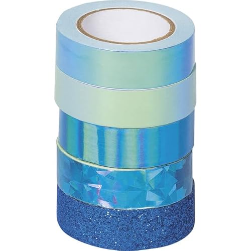 PAINT IT EASY NEU Deko Tape/Klebeband, 5 Rollen, Effekt Mix Basic Blau PAINT IT EASY NEU Deko Tape/Klebeband, 5 Rollen, Effekt Mix Basic Blau von PAINT IT EASY
