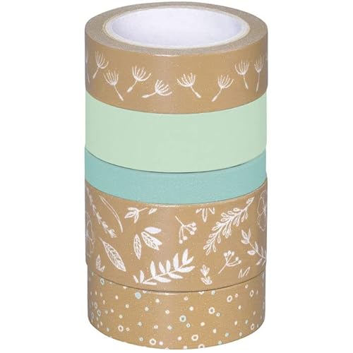 PAINT IT EASY NEU Deko Tape/Klebeband, 5 Rollen, Natur Blätter Blau PAINT IT EASY NEU Deko Tape/Klebeband, 5 Rollen, Natur Blätter Blau von PAINT IT EASY