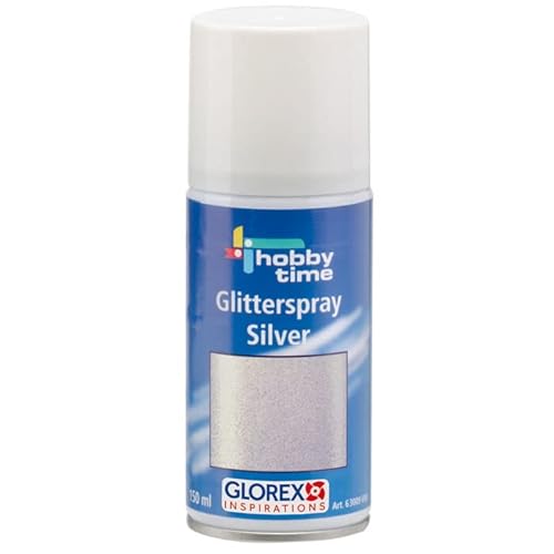 PAINT IT EASY NEU Glitterspray Silber/Glittersilber, 150 ml von PAINT IT EASY