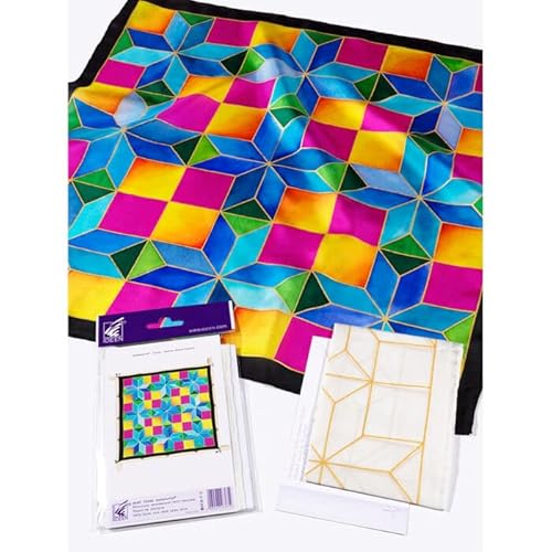 PAINT IT EASY NEU Gutta-Tuch 55x55, Pongé 08, Motiv 'Cross' PAINT IT EASY NEU Gutta-Tuch 55x55, Pongé 08, Motiv 'Cross' von PAINT IT EASY