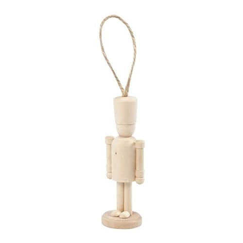 NEU Holzfigur Nussknacker mit Aufhänger, 9 x 3 cm, 1 Stück NEU Holzfigur Nussknacker mit Aufhänger, 9 x 3 cm, 1 Stück von PAINT IT EASY