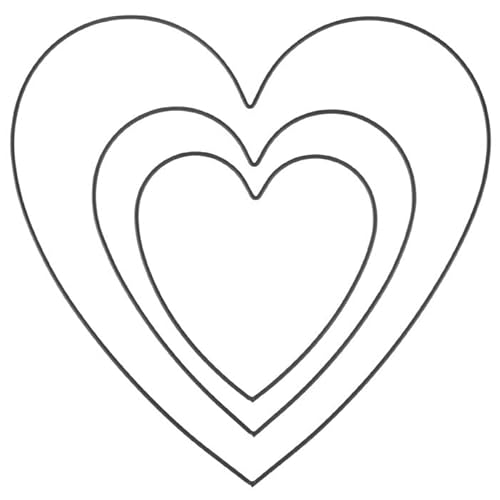 PAINT IT EASY Metallherz schwarz, 3er-Set, 15/20/30 cm, Hängender Schmuck, Metall, Hochzeit, Valentinstag PAINT IT EASY Metallherz schwarz, 3er-Set, 15/20/30 cm, Hängender Schmuck, Metall, Hochzeit, Valentinstag von PAINT IT EASY