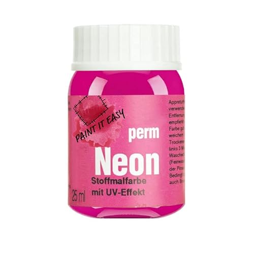NEU PAINT IT EASY Neon-Farben/Stoffmalfarben, 25ml, Neon-Pink NEU PAINT IT EASY Neon-Farben/Stoffmalfarben, 25ml, Neon-Pink von PAINT IT EASY