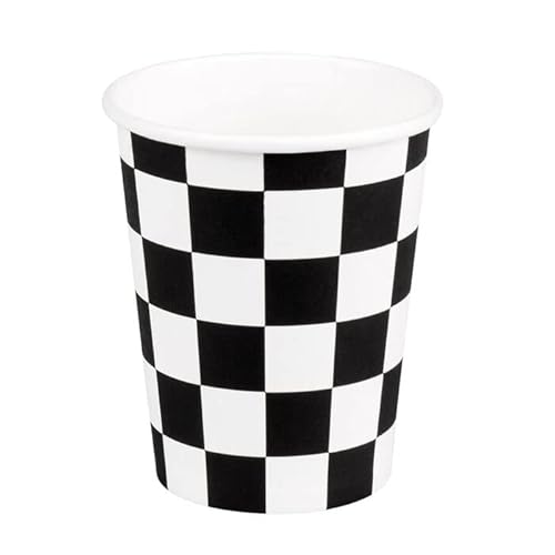 PAINT IT EASY NEU Papierbecher Racing Autorennen, kariert, 10 Stück PAINT IT EASY NEU Papierbecher Racing Autorennen, kariert, 10 Stück von PAINT IT EASY