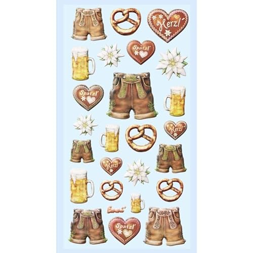 NEU SOFTY 3-D Sticker/Aufkleber, Bier-Feste/Oktoberfest, 1 Bogen NEU SOFTY 3-D Sticker/Aufkleber, Bier-Feste/Oktoberfest, 1 Bogen von PAINT IT EASY