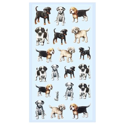NEU SOFTY 3-D Sticker/Aufkleber, Hunde/Welpen, 1 Bogen NEU SOFTY 3-D Sticker/Aufkleber, Hunde/Welpen, 1 Bogen von PAINT IT EASY