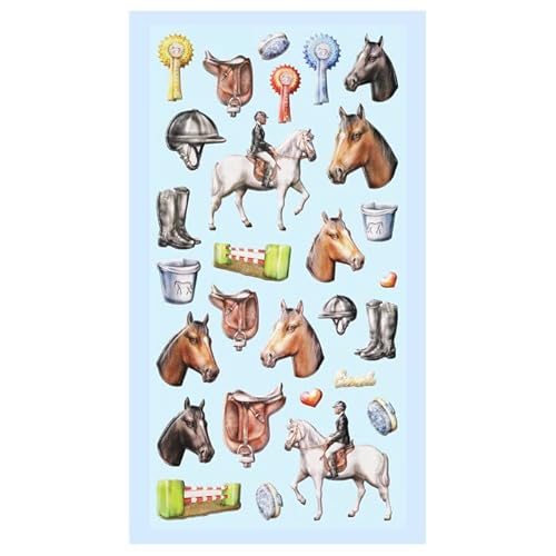 NEU SOFTY 3-D Sticker/Aufkleber, Reiten, 1 Bogen NEU SOFTY 3-D Sticker/Aufkleber, Reiten, 1 Bogen von PAINT IT EASY