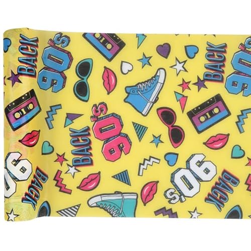 PAINT IT EASY NEU Tischläufer 90s-Party, 30cm x 5m PAINT IT EASY NEU Tischläufer 90s-Party, 30cm x 5m von PAINT IT EASY