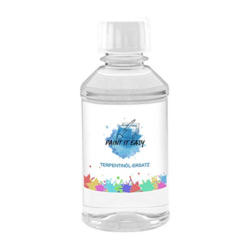 PAINT IT EASY Terpentinöl-Ersatz für die Ölmalerei, Reinigungsarbeiten & Co., 250 ml PAINT IT EASY Terpentinöl-Ersatz für die Ölmalerei, Reinigungsarbeiten & Co., 250 ml von PAINT IT EASY