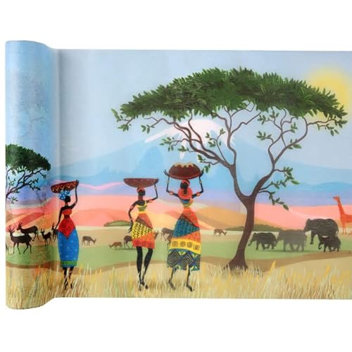 PAINT IT EASY Tischläufer Afrika, 30cm x 5m von PAINT IT EASY