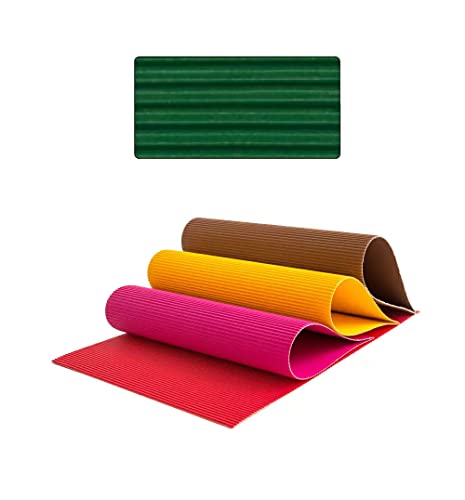 Wellpappe, 10 Bogen, 50x70 cm, Tannengrün, PREISHIT Wellpappe, 10 Bogen, 50x70 cm, Tannengrün, PREISHIT von PAINT IT EASY