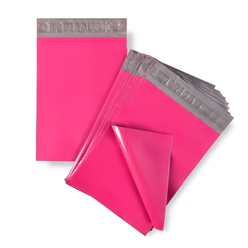 Pakico | 10 6XL Verpackungstaschen 58 x 75 cm | Rosa Versandtaschen | Opake Versandtaschen | Versandtaschen gemischte Größe | Posttaschen | Pakettaschen | Grosse Versandtaschen | Kuriertasche von PAKICO