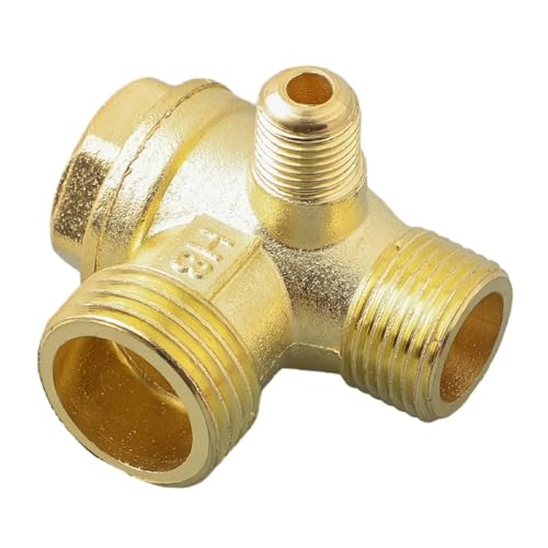 400mm Aluminum Air Compressor Exhaust Tube Male Thread Check Valve Connector 3 Port Zinc Alloy for Air Compressor Parts von PAKMEZ