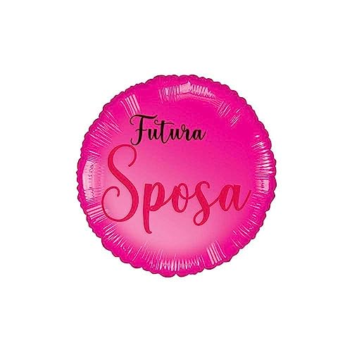 Palloncino addio al nubilato Futura Sposa fucsia 18inc - 45cm, 1pz. von PAL