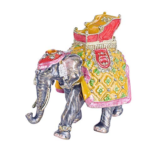 Pillendose Elefant Schmuckdose Deckeldose Faberge Dose Box Schmuckschatulle cl203 Palazzo Exklusiv von PALAZZO INT