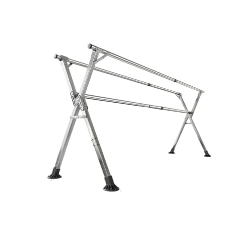 PALE Klappbarer Wäscheständer, bodenstehender Haushaltsbalkon, Teleskop-Wäscheständer for den Innenbereich, 28 mm dick(200cm) von PALE