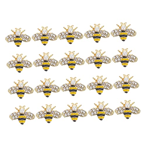PAMINGONO 1 Satz Bienenform Nagelcharms Nagelkunst Dekoration Aus Legierung Diy Nagelornamente Für Kreative Nageldesigns Und Vielseitige Bastelprojekte 20 Stück PAMINGONO 1 Satz Bienenform Nagelcharms Nagelkunst Dekoration Aus Legierung Diy Nagelornamente Für Kreative Nageldesigns Und Vielseitige Bastelprojekte 20 Stück von PAMINGONO