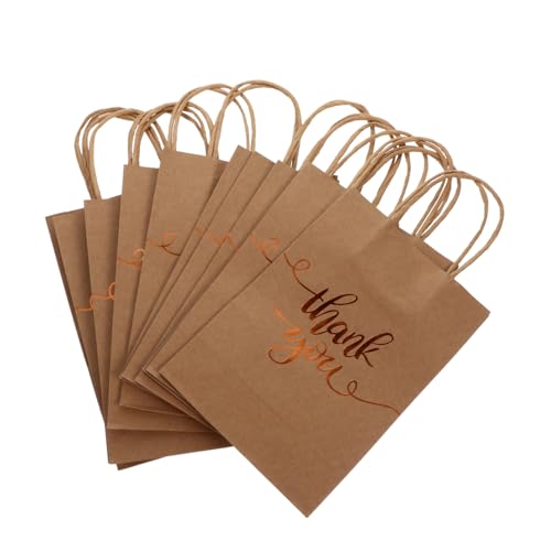 PAMINGONO 12 Stück Geschenktaschen aus Kraftpapier Robuste Tragetaschen für Lebensmittel und Süßigkeiten Umweltfreundliche Wiederverwendbare Papiertüten mit Feiner Verarbeitung PAMINGONO 12 Stück Geschenktaschen aus Kraftpapier Robuste Tragetaschen für Lebensmittel und Süßigkeiten Umweltfreundliche Wiederverwendbare Papiertüten mit Feiner Verarbeitung von PAMINGONO