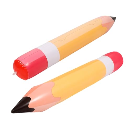 PAMINGONO 2 Stück Aufblasbarer PVC Bleistift Teiliges Leichte und Tragbare Schuldekoration Auffällige Klassenzimmerwand Deko für Schulanfang Festliches Party Accessoire PAMINGONO 2 Stück Aufblasbarer PVC Bleistift Teiliges Leichte und Tragbare Schuldekoration Auffällige Klassenzimmerwand Deko für Schulanfang Festliches Party Accessoire von PAMINGONO