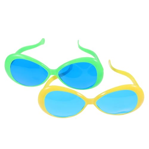 PAMINGONO 2 Stücke Hawaiian Party Sonnenbrille Überdimensionale Spaßbrillen für Sommerveranstaltungen Lustige Selfie Requisiten für Strand und für Reisen und Feiern PAMINGONO 2 Stücke Hawaiian Party Sonnenbrille Überdimensionale Spaßbrillen für Sommerveranstaltungen Lustige Selfie Requisiten für Strand und für Reisen und Feiern von PAMINGONO