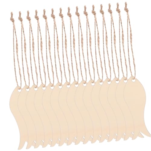 PAMINGONO 20 Stück Teiliges Holzfische Bastelrohlinge aus Naturbelassenem Holz Leichte DIY Holzscheiben zum Bemalen und Dekorieren Kreative Holzanhänger für Party und Festdeko Handliche PAMINGONO 20 Stück Teiliges Holzfische Bastelrohlinge aus Naturbelassenem Holz Leichte DIY Holzscheiben zum Bemalen und Dekorieren Kreative Holzanhänger für Party und Festdeko Handliche von PAMINGONO