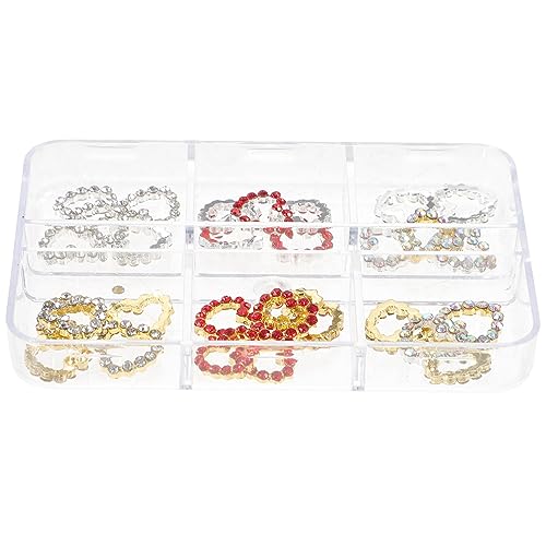 PAMINGONO 30 Stück Herz Nagel Charms Strasssteine für DIY Nageldesign Valentinstag Hochzeitsgeburtstag Dekoration Glitzernde Nagelaccessoires PAMINGONO 30 Stück Herz Nagel Charms Strasssteine für DIY Nageldesign Valentinstag Hochzeitsgeburtstag Dekoration Glitzernde Nagelaccessoires von PAMINGONO