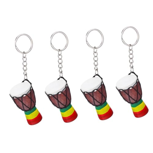 PAMINGONO 4 Stück Djembe Schlüsselanhänger, Taschenanhänger, Coole Schlüsselanhänger, Anhänger, Afrikanische Trommel, Schlüsselanhänger, Rucksackanhänger, Musikalischer Schlüsselanhänger, PAMINGONO 4 Stück Djembe Schlüsselanhänger, Taschenanhänger, Coole Schlüsselanhänger, Anhänger, Afrikanische Trommel, Schlüsselanhänger, Rucksackanhänger, Musikalischer Schlüsselanhänger, von PAMINGONO