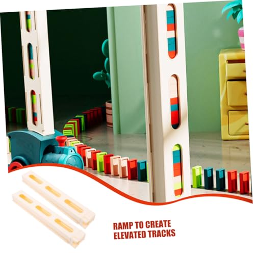 PAMINGONO 4 Stück Domino Aufbewahrungsbox Teiliges mit Clips für Domino Zug Kreatives Bauzubehör für Fördert Teamwork und Fantasie Beim Zug von PAMINGONO