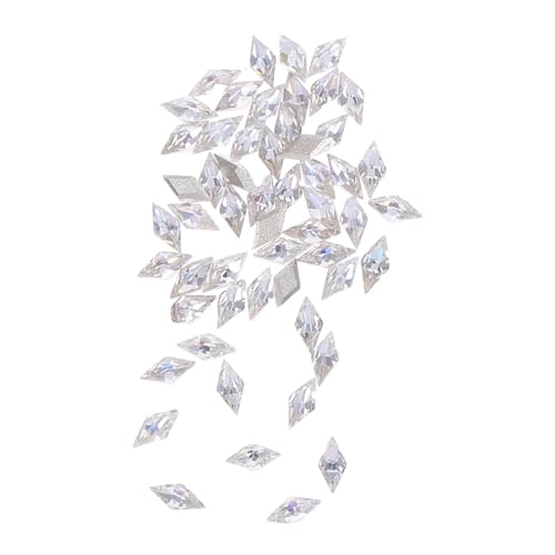 PAMINGONO 50 Stück Flache Dekorationen für Nagelkunst Glänzende Nail Art Accessoires für Maniküre PAMINGONO 50 Stück Flache Dekorationen für Nagelkunst Glänzende Nail Art Accessoires für Maniküre von PAMINGONO