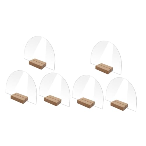 PAMINGONO 6 Sätze Tischkarten Holzhalter DIY Platzkarten für Tischdeko Namensschilder Menükarten für Festlichkeiten und Empfänge PAMINGONO 6 Sätze Tischkarten Holzhalter DIY Platzkarten für Tischdeko Namensschilder Menükarten für Festlichkeiten und Empfänge von PAMINGONO