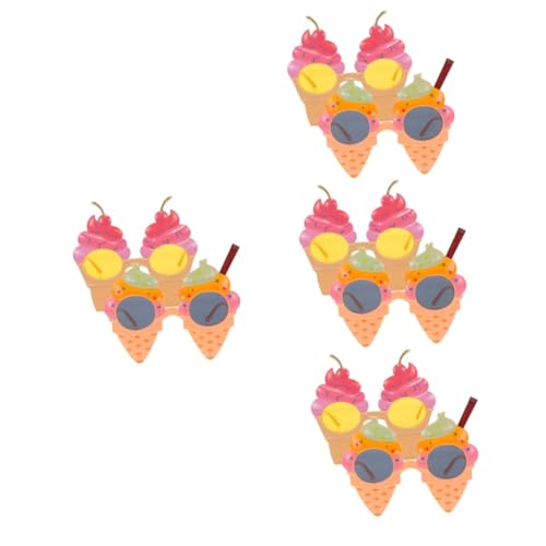 PAMINGONO 8 Stck. Eiscreme Themen Sonnenbrille Lustige Hawaii Partybrille Strand Accessoire für Fotos und Feiern Stylische Tragbare Sommerbrille für Maskerade Festivals und Karneval PAMINGONO 8 Stck. Eiscreme Themen Sonnenbrille Lustige Hawaii Partybrille Strand Accessoire für Fotos und Feiern Stylische Tragbare Sommerbrille für Maskerade Festivals und Karneval von PAMINGONO