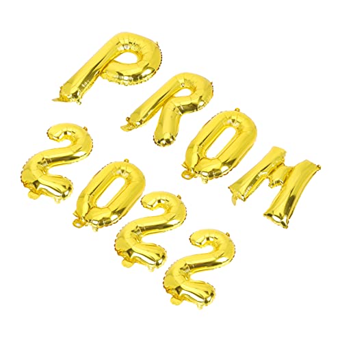 PAMINGONO 8 Stück Teiliges Abschlussballon Dekorationsset aus Hochwertiger Aluminiumfolie Goldfarbene Prom Ballons für Abschlussfeier Partyhänger für Innen und Außenbereich Reißfest und PAMINGONO 8 Stück Teiliges Abschlussballon Dekorationsset aus Hochwertiger Aluminiumfolie Goldfarbene Prom Ballons für Abschlussfeier Partyhänger für Innen und Außenbereich Reißfest und von PAMINGONO