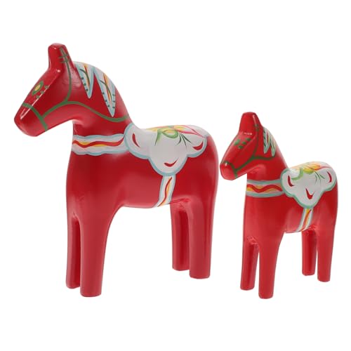 PAMINGONO Rotes Dalapferd Holzfigur Handbemalt Kreative Pferde Deko für Wohnzimmer und Schreibtisch Skandinavische Holzpferd Ornamente Langlebig und Schadstofffrei Geschenk für PAMINGONO Rotes Dalapferd Holzfigur Handbemalt Kreative Pferde Deko für Wohnzimmer und Schreibtisch Skandinavische Holzpferd Ornamente Langlebig und Schadstofffrei Geschenk für von PAMINGONO