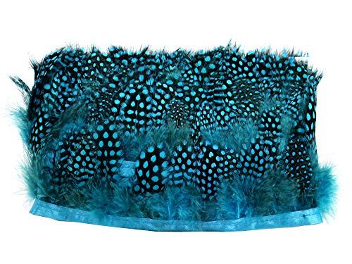 PANAX Echte Hahnenfedern mit Punkten auf 200cm Stoffstreifen in Blau - ca. 5-8cm Federnlänge, Ideal für Fasching, Karneval, Dekorationen, Basteln, Kostüme, Hochzeiten. PANAX Echte Hahnenfedern mit Punkten auf 200cm Stoffstreifen in Blau - ca. 5-8cm Federnlänge, Ideal für Fasching, Karneval, Dekorationen, Basteln, Kostüme, Hochzeiten. von PANAX