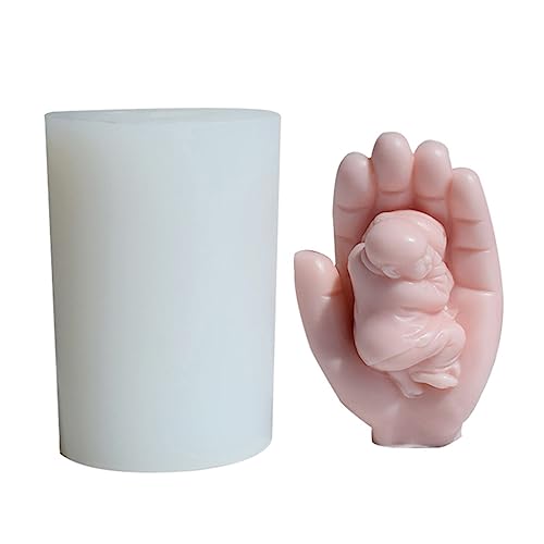 PANFHGFG Buddhas Hand-Kind-Silikonform, handgefertigt, Seifen, Duftkerze, Epoxidharz, für Frauen und Mädchen von PANFHGFG