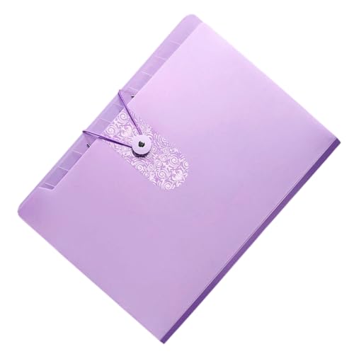 12 Fächer, erweiterbarer Ordner, Fächermappe, Organizer, Briefgröße, Dokumenten-Organizer, Sortierordner, Papier, Notizbuch, Vereinbarung für Schule, Büro von PANGBOER