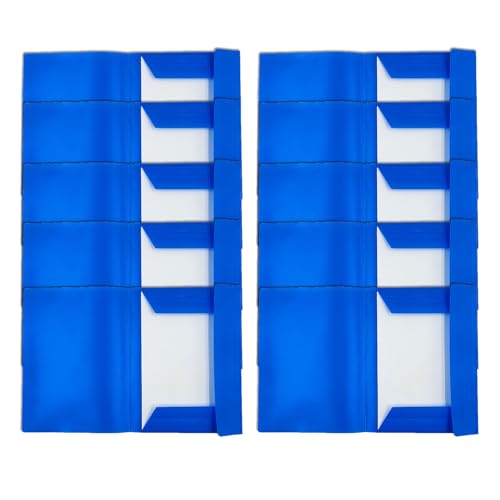 4 Briefordner, Dokumenten-Organizer, Ecken, mit 10 elastischen Bändern, Aktenordner von PANGBOER