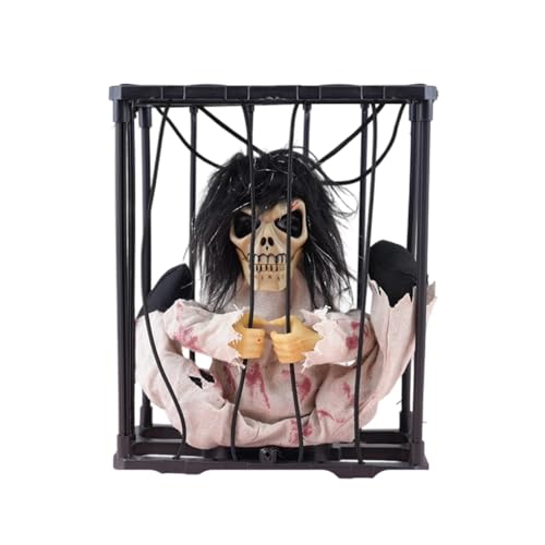 Animation Luminous Skelett Käfig Spectre Halloween Requisiten Mehrere Stile ABS Material Indoor Outdoor von PANGBOER