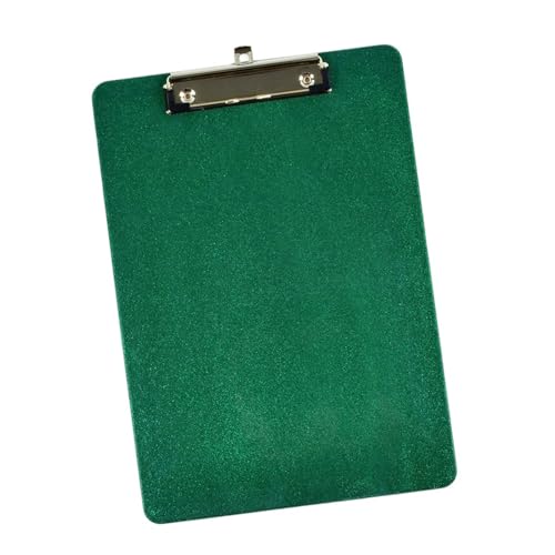 Glitzerndes Acryl-Klemmbrett, 30,5 x 21,8 cm, Standardgröße, Dokumenten-Organizer, Schreibbrett, transparentes Klemmbrett mit Metallclip, für Büro, Schule von PANGBOER