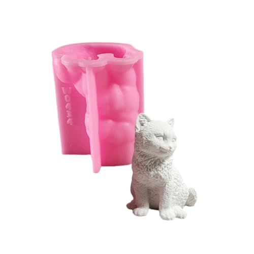 Katzen Zeigen Ornament Formen Schöne Katzen Geformte Silikonformen Für Kunstwerke Kunsthandwerk Und Kerzenseife Die Handgefertigte Seifeform Machen von PANGBOER