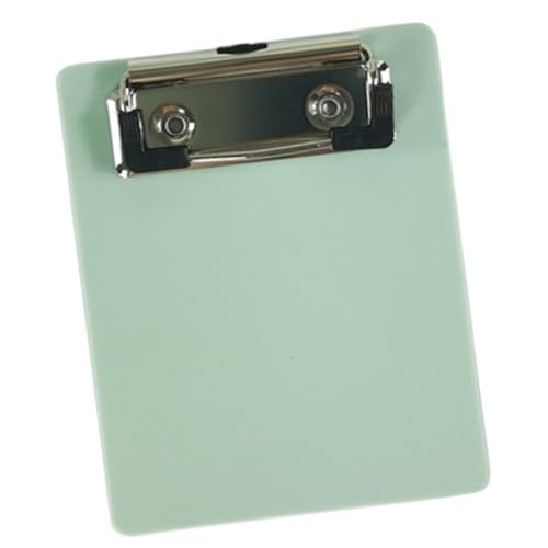 Kleines Klemmbrett, 12 x 9,8 cm, Schreibtafel, Dokumentenklemmbrett, einziehbarer Haken zum Aufhängen, für Café, tragbare Schreibtafel für Büro, Schule, Klassenzimmer Kleines Klemmbrett, 12 x 9,8 cm, Schreibtafel, Dokumentenklemmbrett, einziehbarer Haken zum Aufhängen, für Café, tragbare Schreibtafel für Büro, Schule, Klassenzimmer von PANGBOER