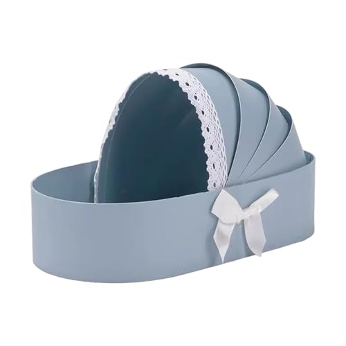 Korb in Wiegenform, leer, Babyparty, Hochzeit, Geburtstag, Valentinstag, Heimdekoration, einzigartige Wiege, Geschenkverpackung, Blumenkorb, Geschenkbox Korb in Wiegenform, leer, Babyparty, Hochzeit, Geburtstag, Valentinstag, Heimdekoration, einzigartige Wiege, Geschenkverpackung, Blumenkorb, Geschenkbox von PANGBOER