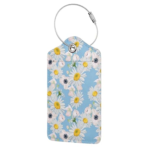 Kreuzfahrt-Gepäcketikettenhalter, Gepäcketikettenhalter mit Stahlring für Koffer, Tasche, Leder, Gepäcketikettenlieferung von PANGBOER